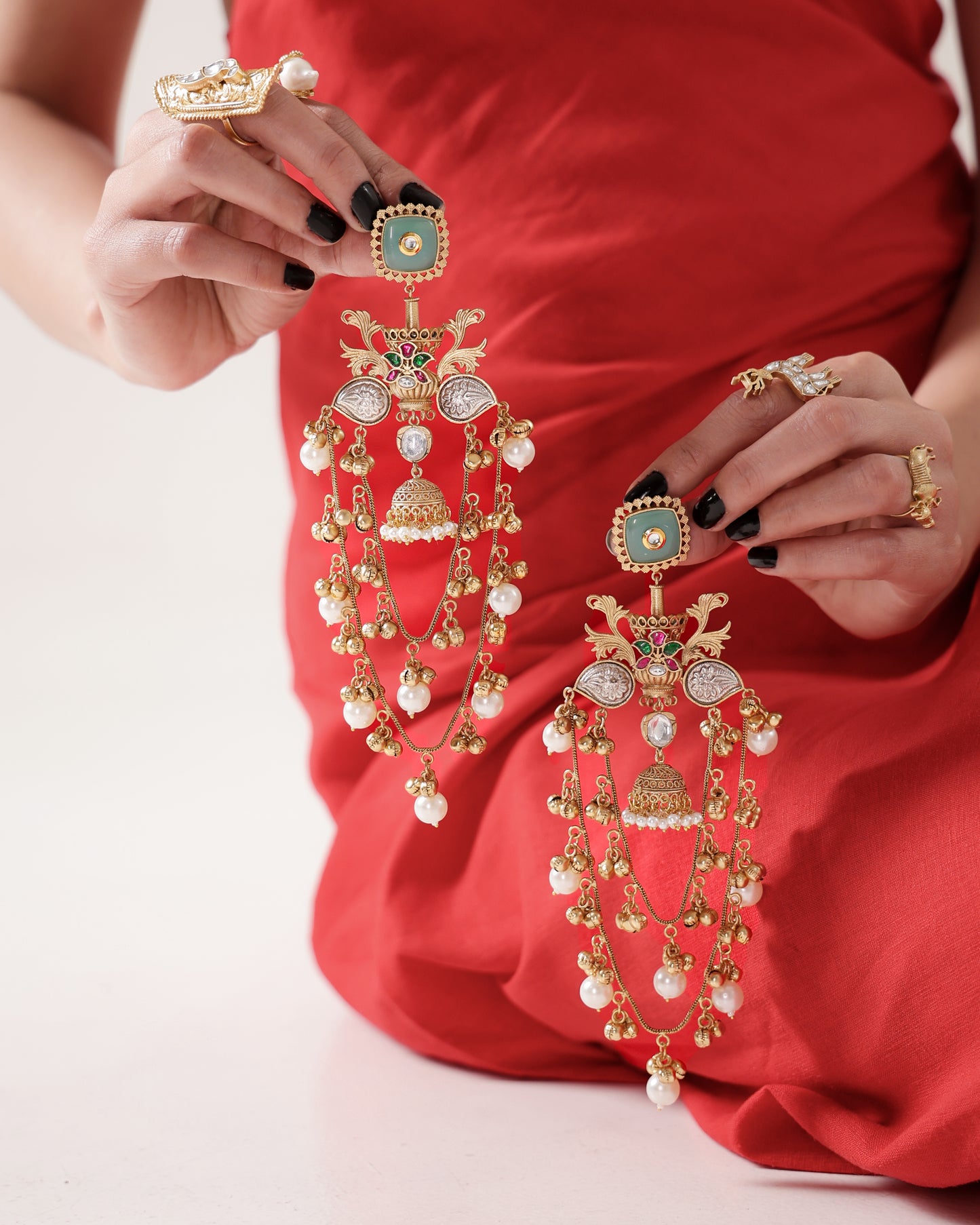 Ira Royal Kundan Earrings