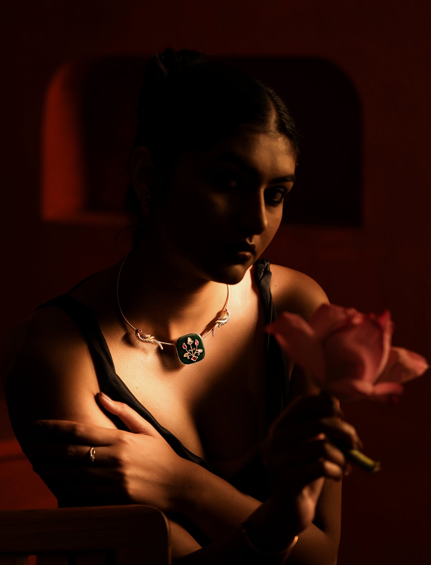 Shail Kundan Hasli Necklace Set