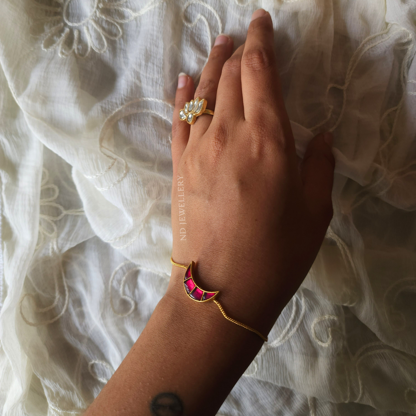 Chaandni Kundan Bracelet