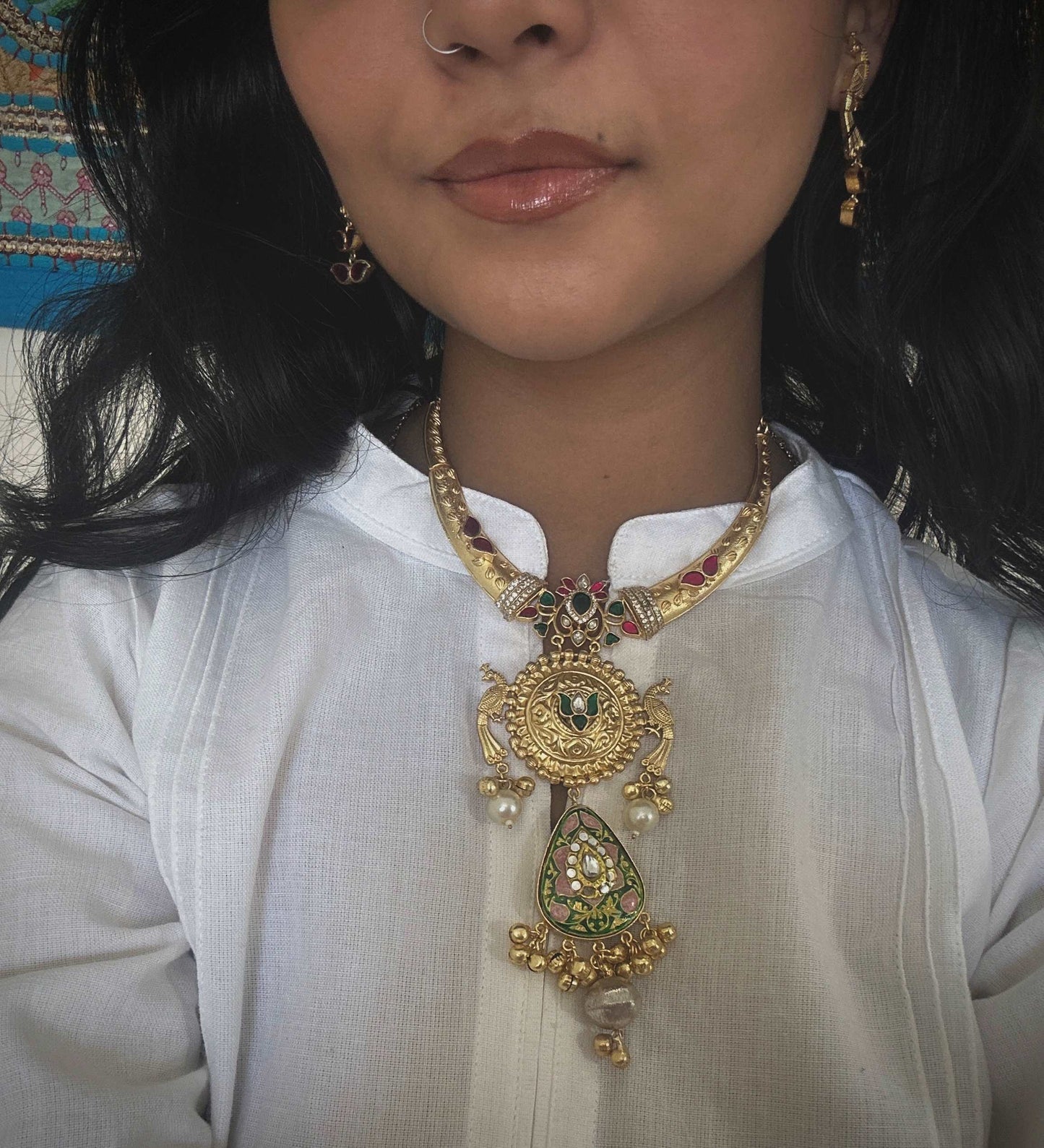 Kundan Raj Necklace Set