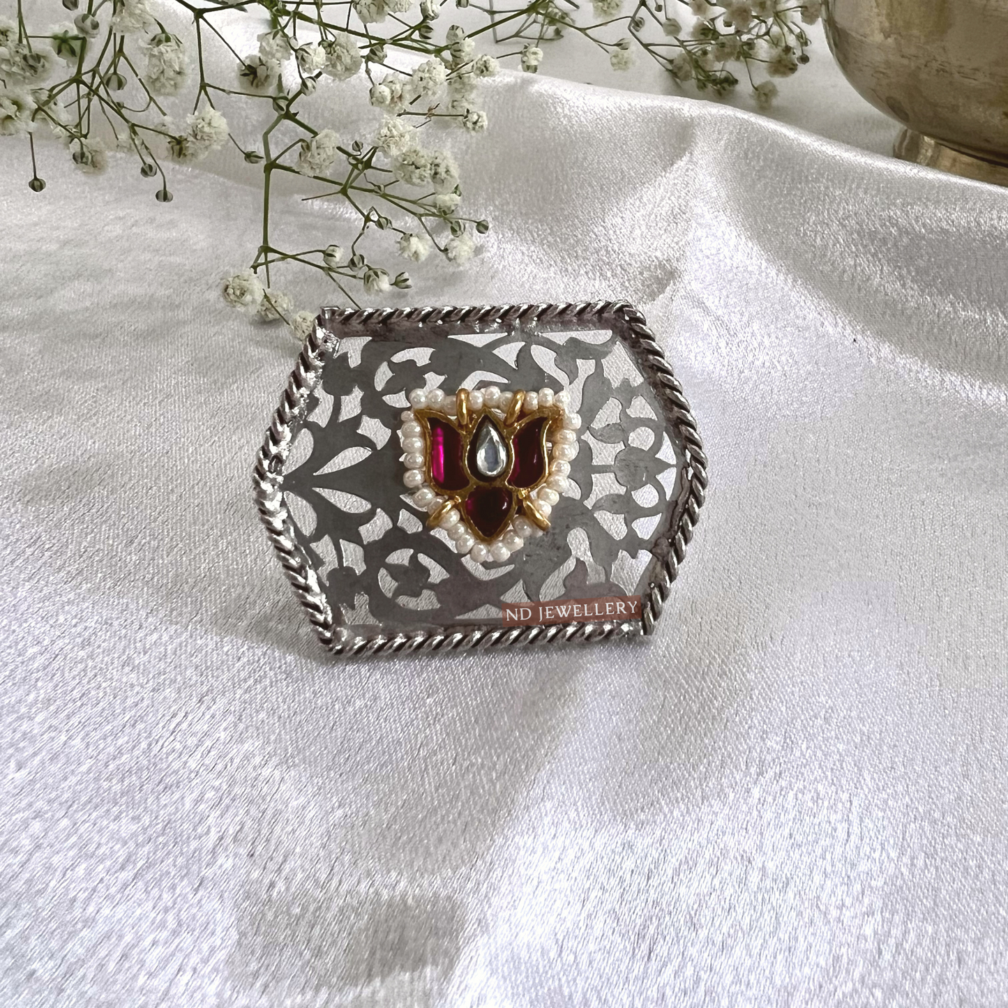 Tribal Kavach Gold Ring