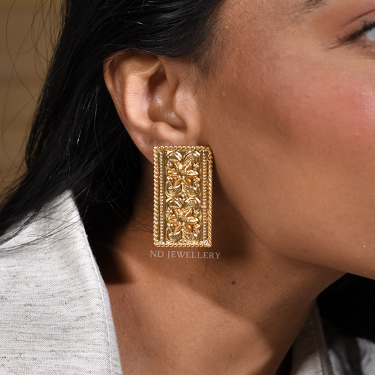 The Timeless Charm of Kaaleen Gold Earrings
