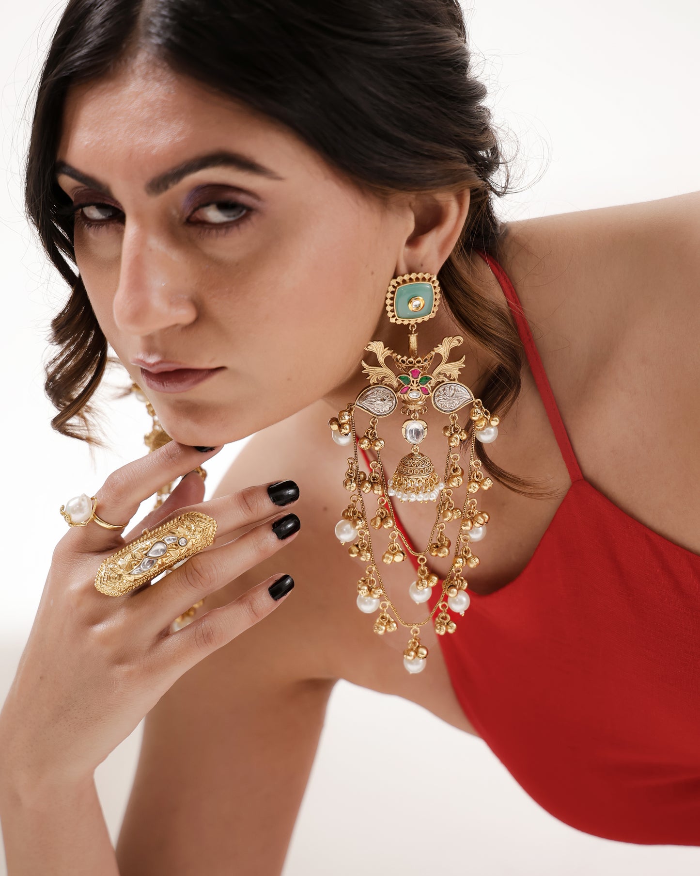 Ira Royal Kundan Earrings