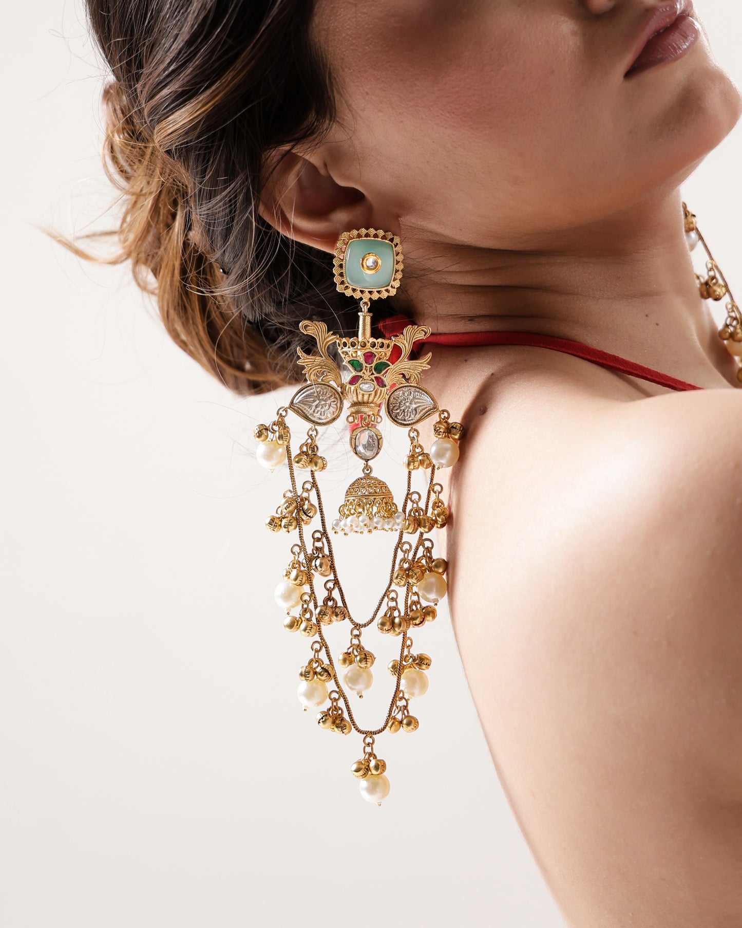 Ira Royal Kundan Earrings