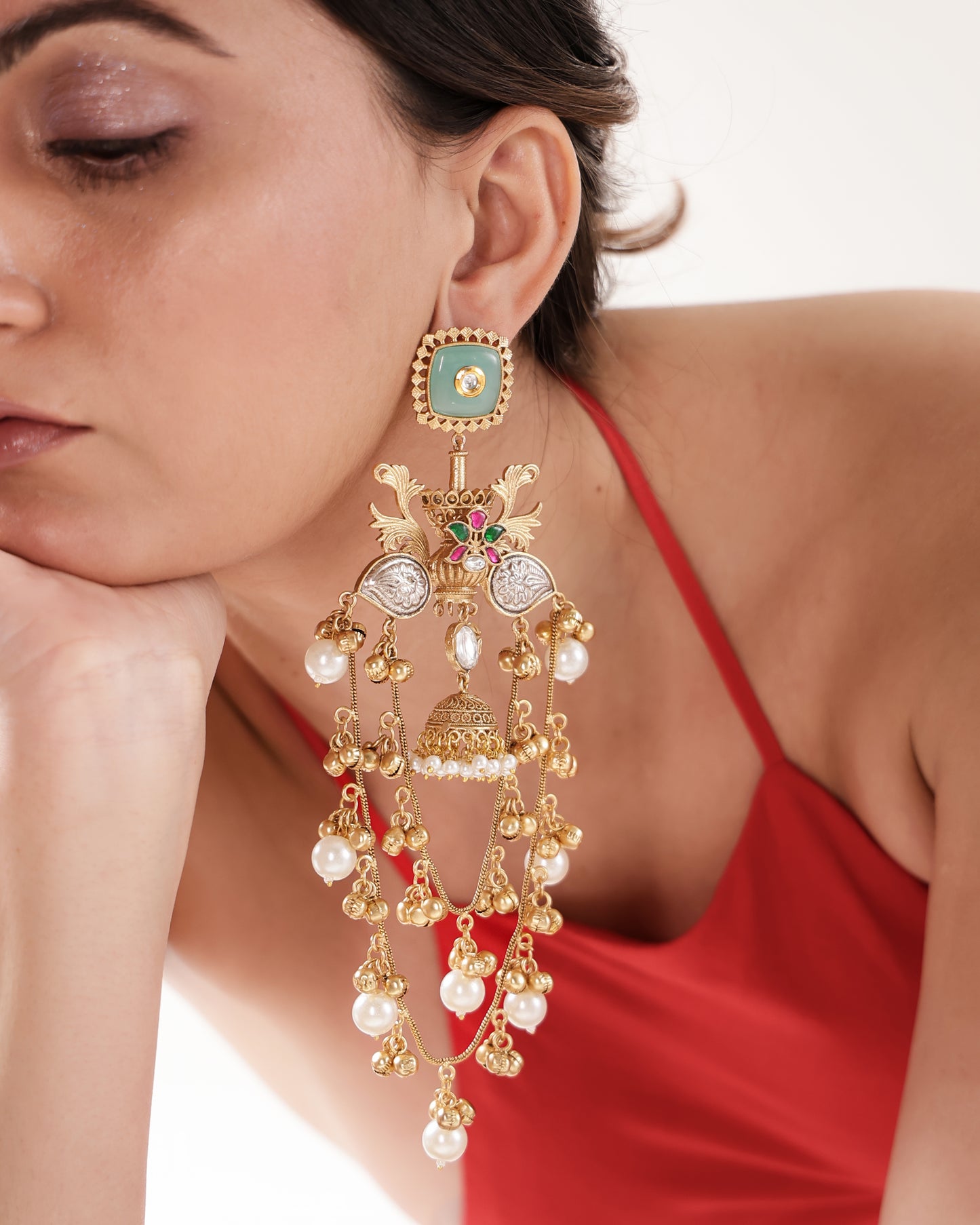 Ira Royal Kundan Earrings