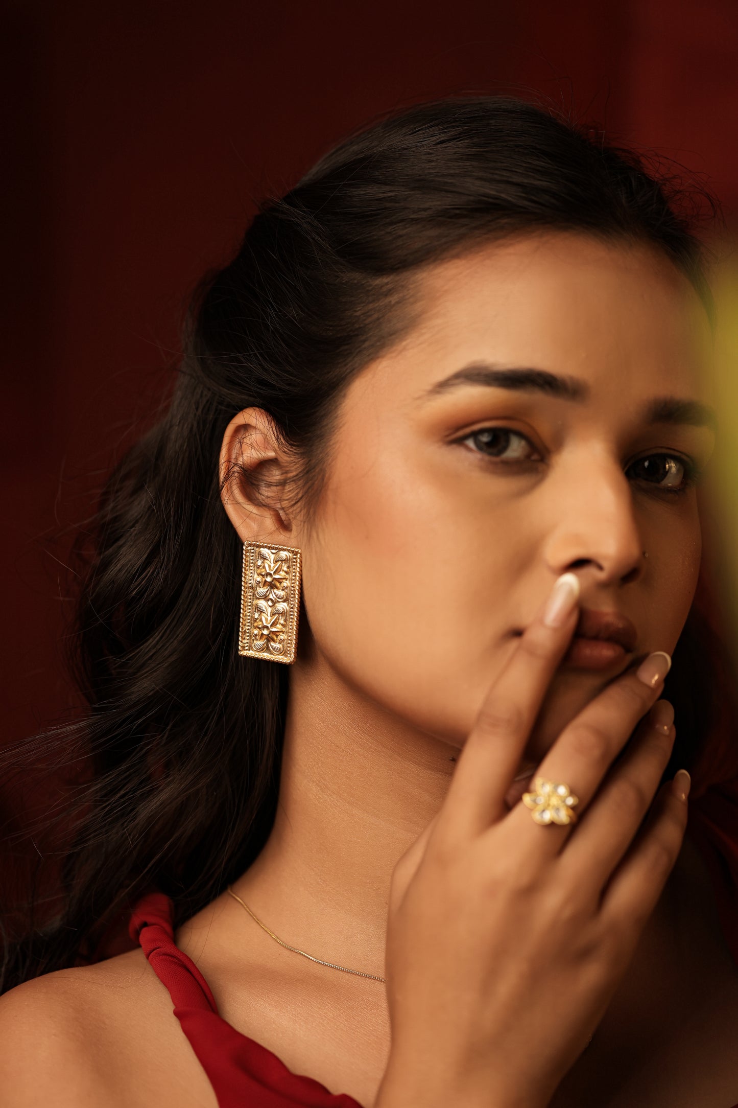 Kaaleen Gold Earrings