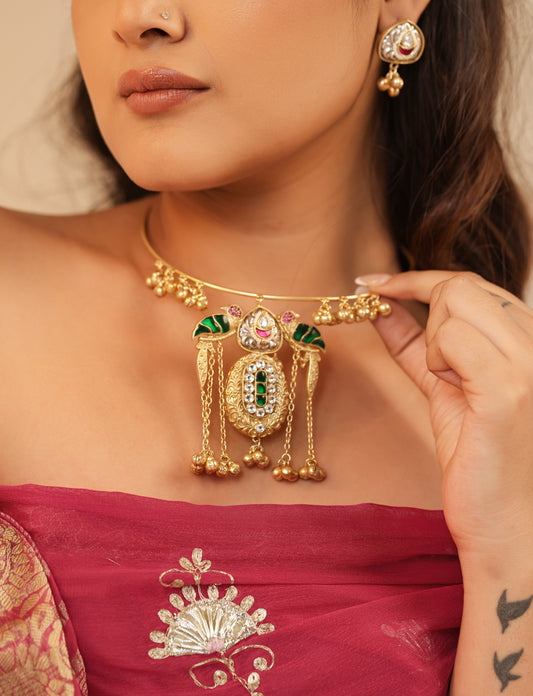 Pankhika Hasli Necklace