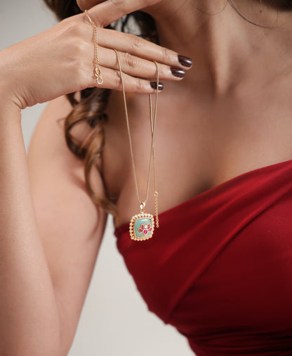 Mehfil Lotus Charm Set