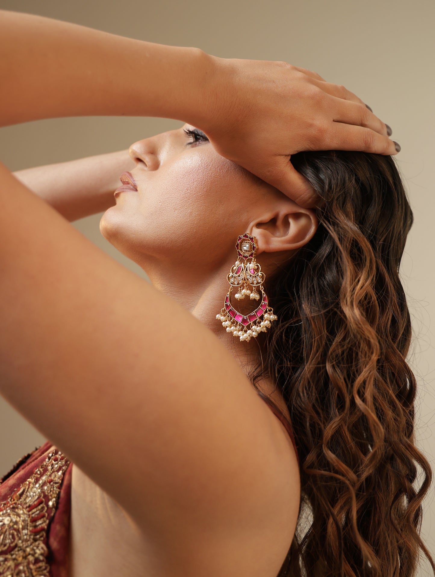 Gulnaar Pearl Earrings