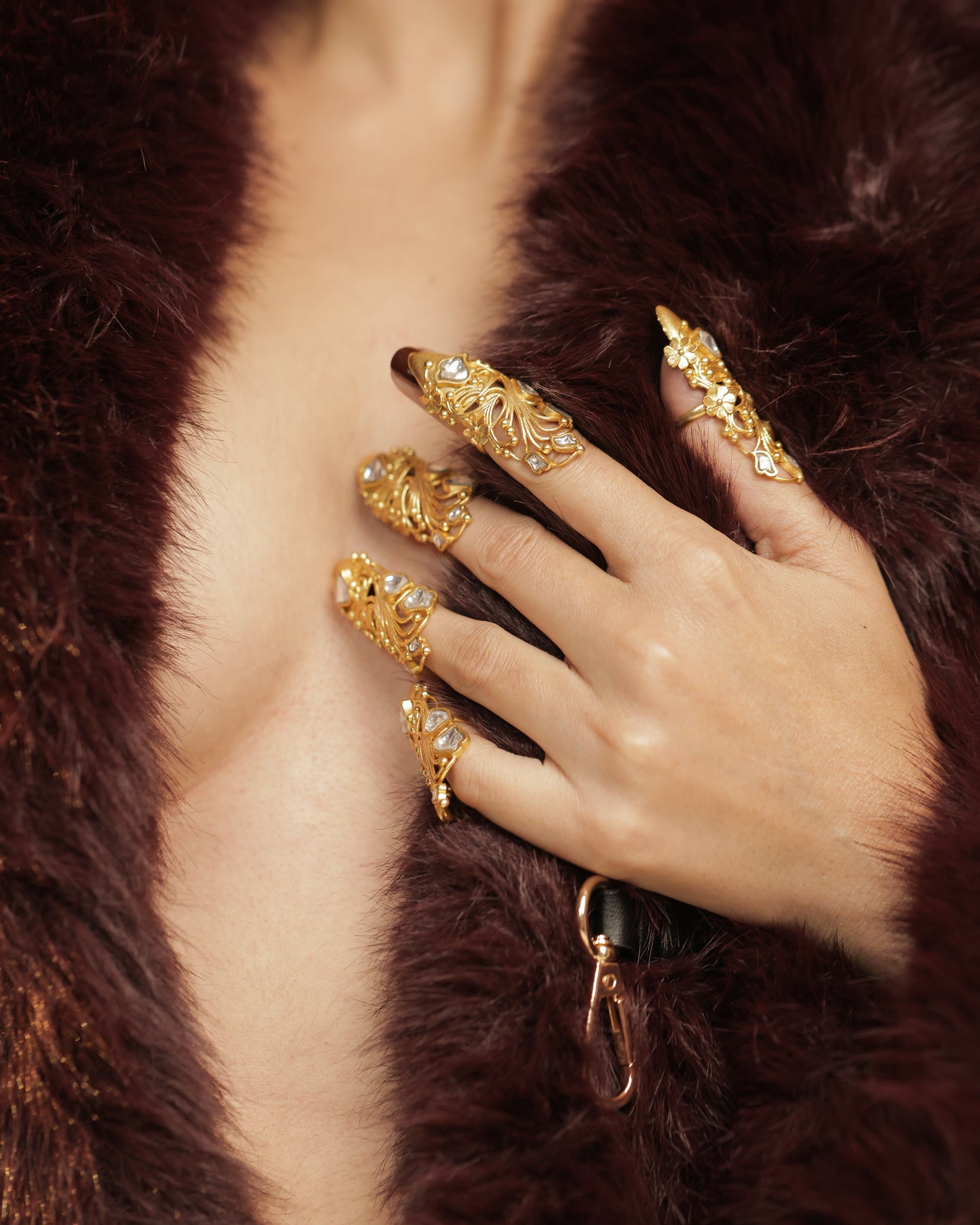 Gilded Empress Fingernails Nails