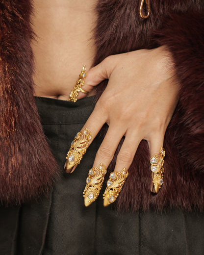 Gilded Empress Fingernails Nails