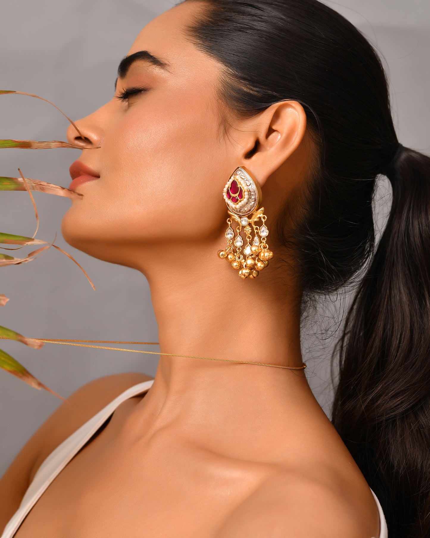 Noorani Jhumka Earrings