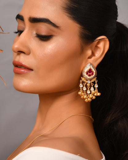 Noorani Jhumka Earrings