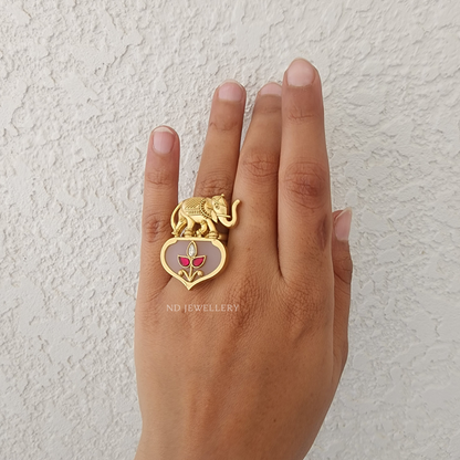 Elephant Statement Ring