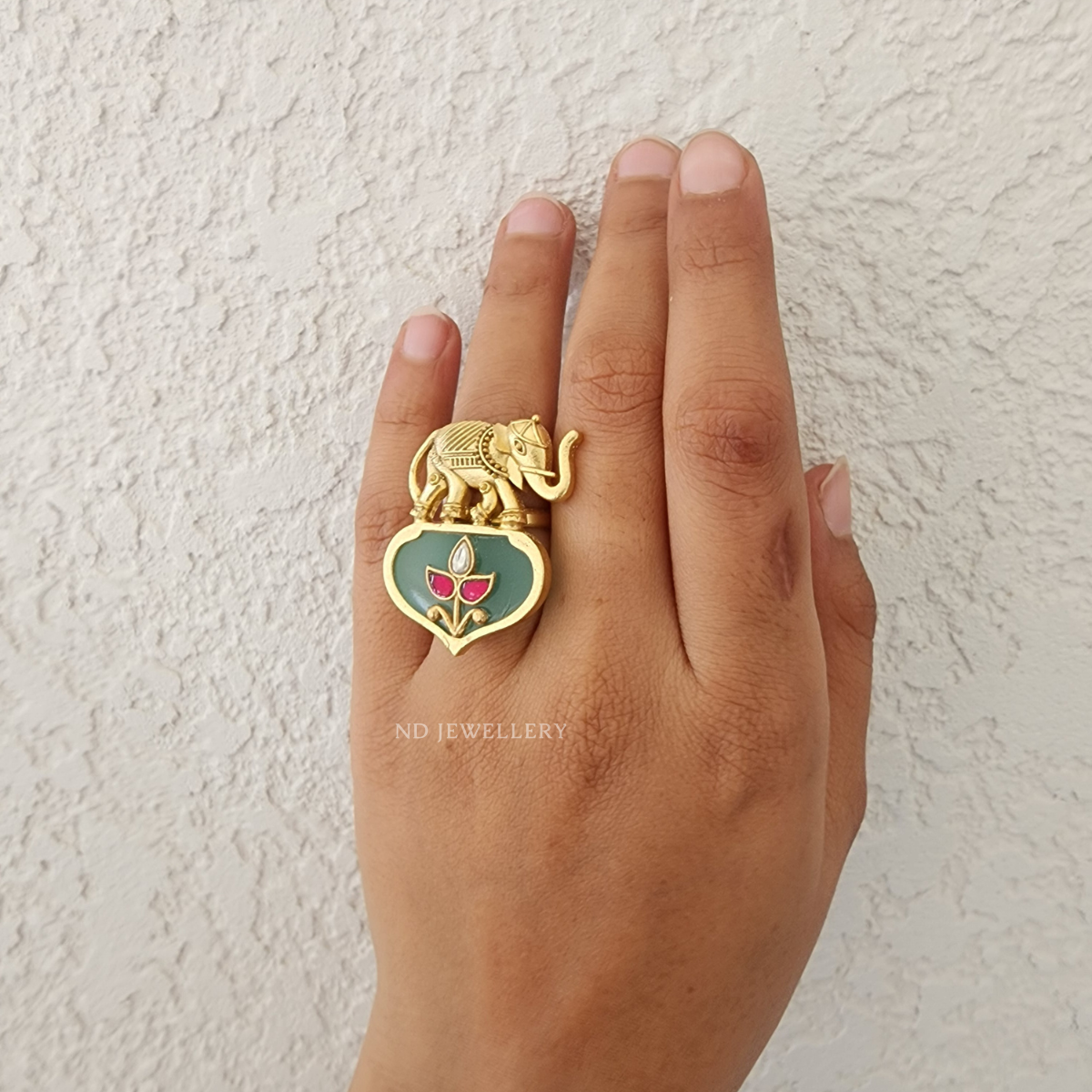 Elephant Statement Ring