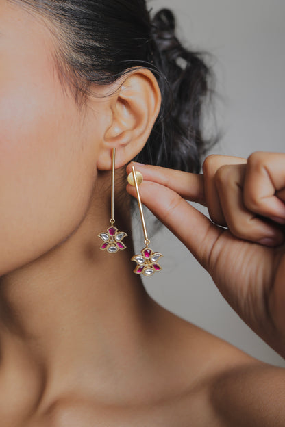 Lily Drop Earrings ( 2 colors )