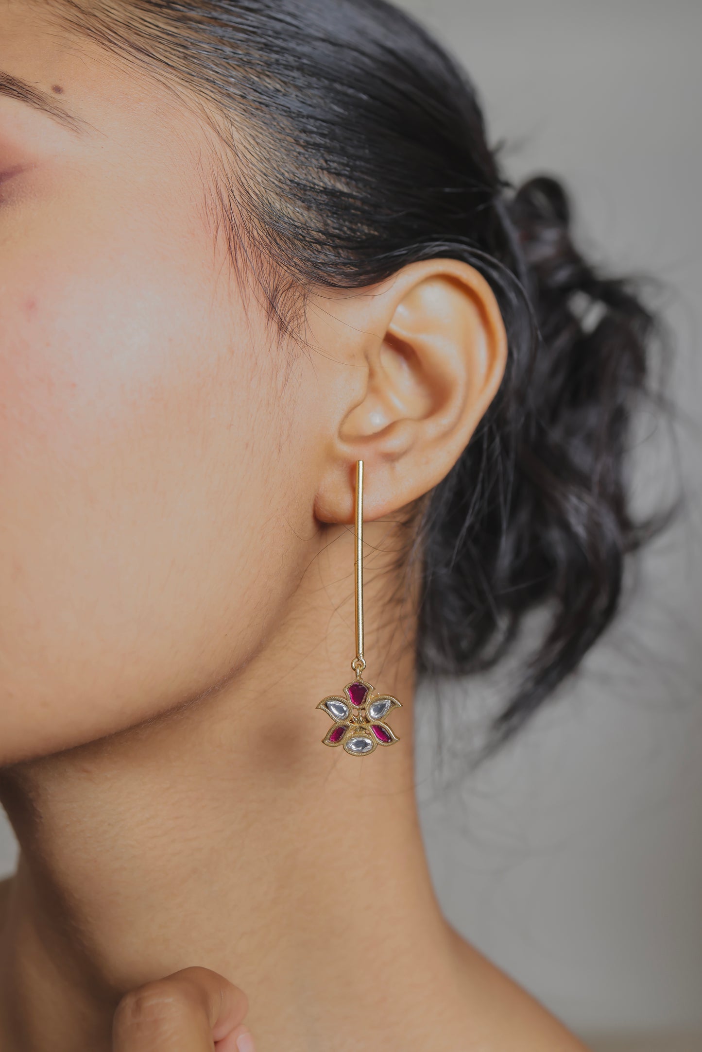 Lily Drop Earrings ( 2 colors )