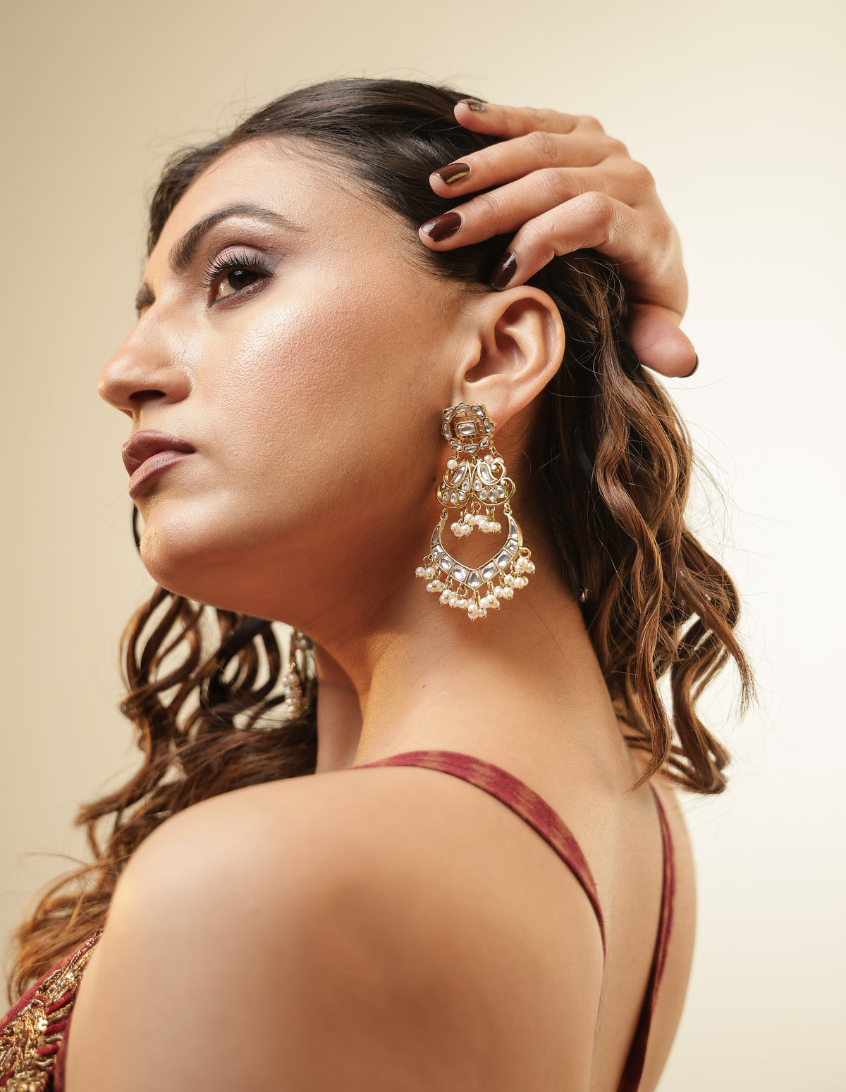 Gulnaar Pearl Earrings