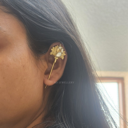 Peacock Earcuffs