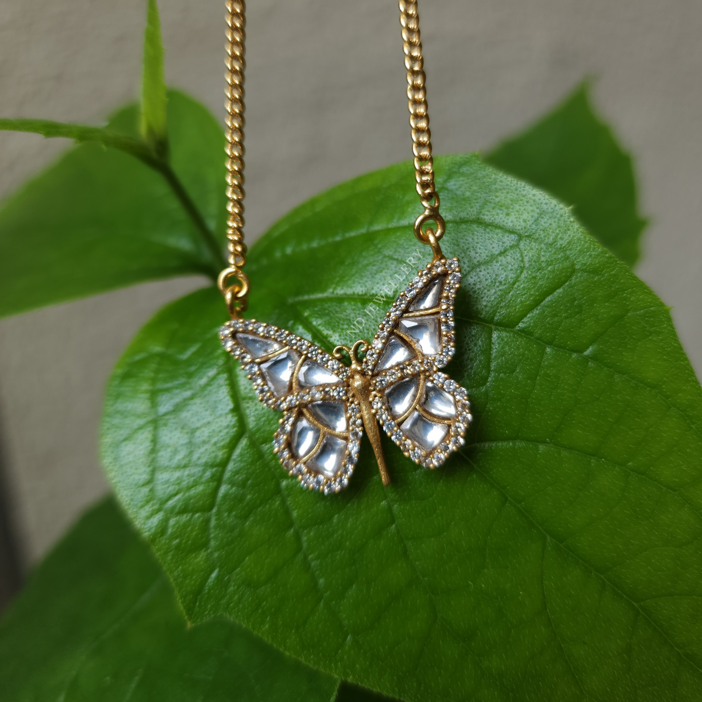 Social Butterfly Chain Necklace