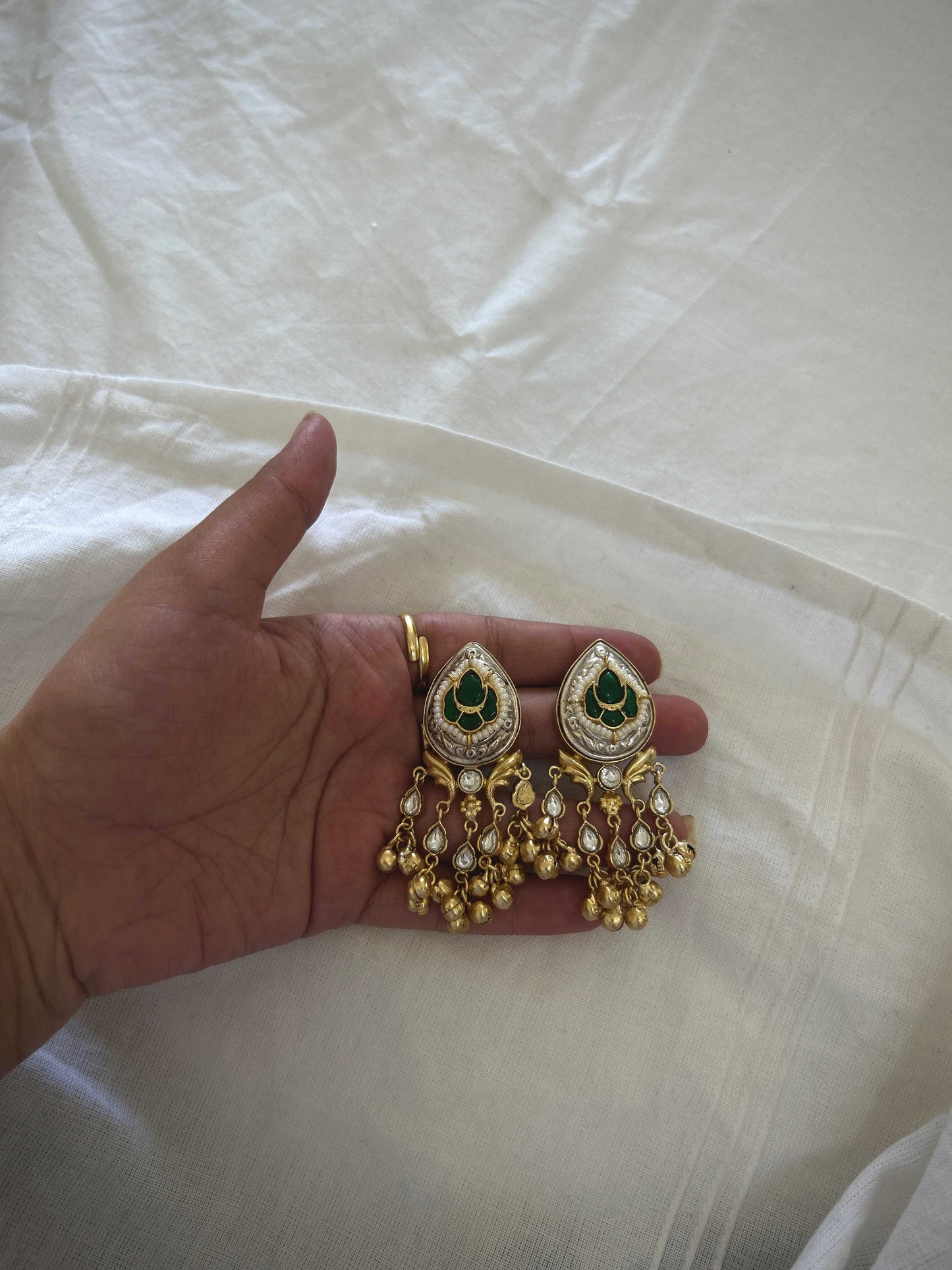 Noorani Jhumka Earrings